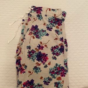 Floral pajama pant